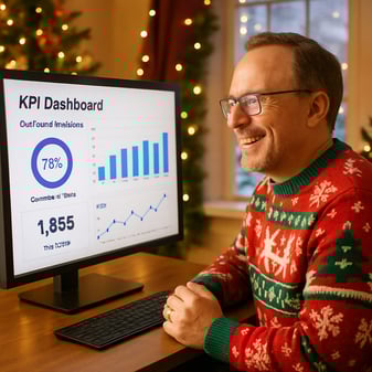Outbound sales performance model explaining how activity converts into meetings, pipeline, and predictable revenue